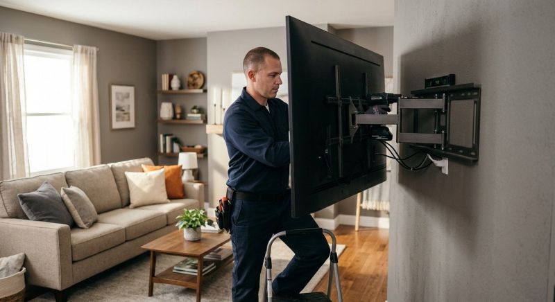 Bedroom Tv Mounting in Littleton, CO